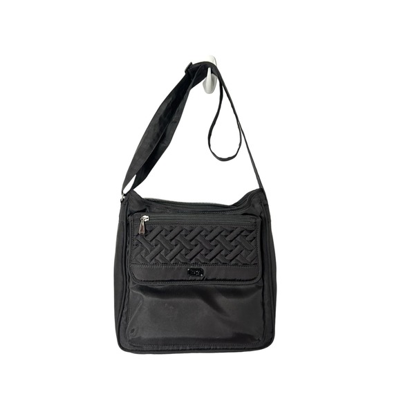 lug Bags Lug Hopscotch Black Quilted Adjustable Shoulder Crossbody